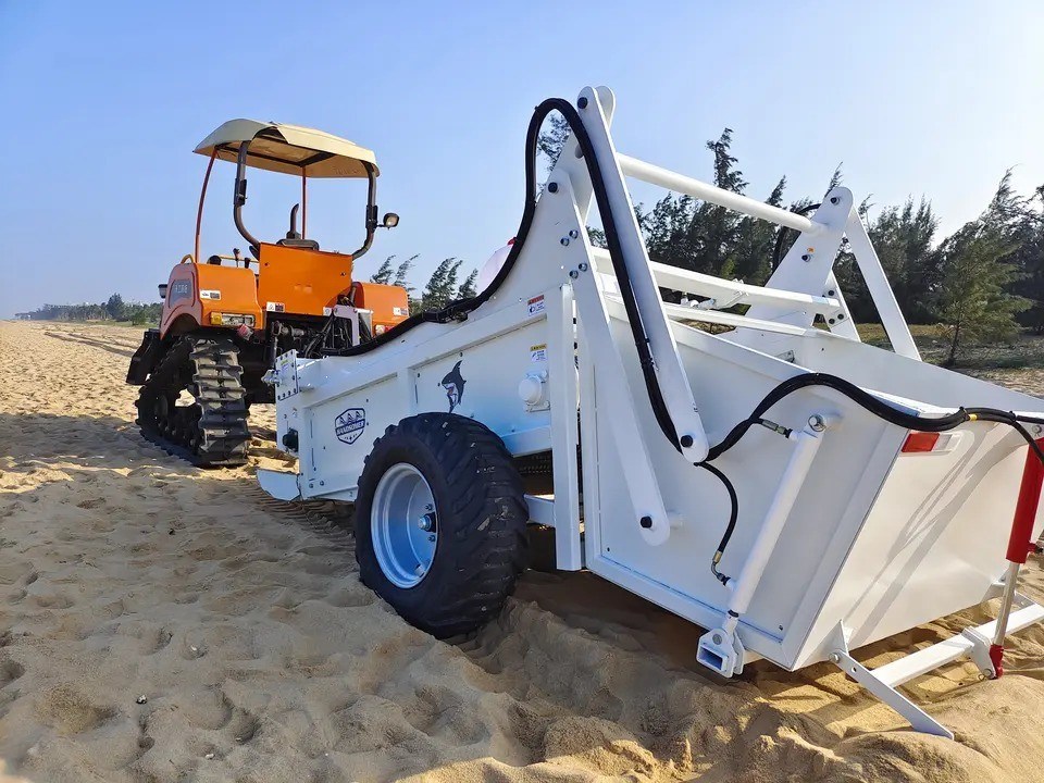 300mm Vibrating Screen Beach Cleaner