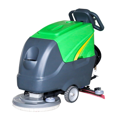 24V 배터리 가동 워크 뒤 자동 바닥 스크러버 510mm 청소 너비와 CE