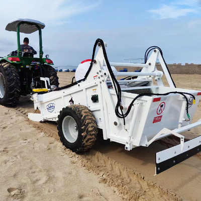 60HP 트랙터 부착 해변 청소기 산디 영역 청소 기계 뒤에 걷기