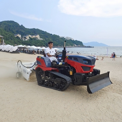 해수학적으로 제어되는 진동 스크린과 800kg 무게의 해변 청소 기계