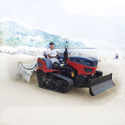 트랙터 드라이브 해변 청소 기계 2000rmin 속도와 150mm 청소 용량
